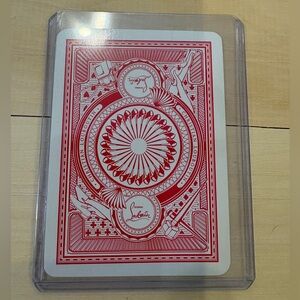 Christian Louboutin Red and White Playing Card Deck